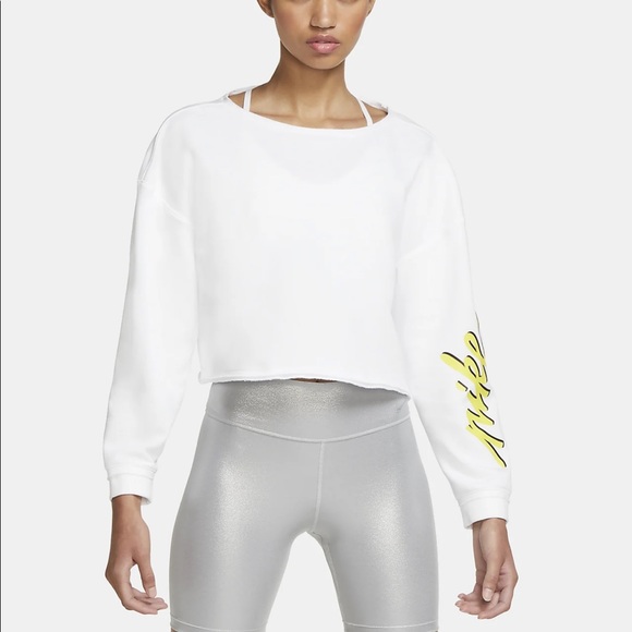 Nike cropped sweatshirt nwot